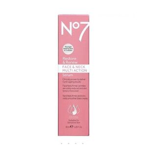 No7 Restore & Renew Face & Neck MULTI ACTION Serum 50ml⭐️